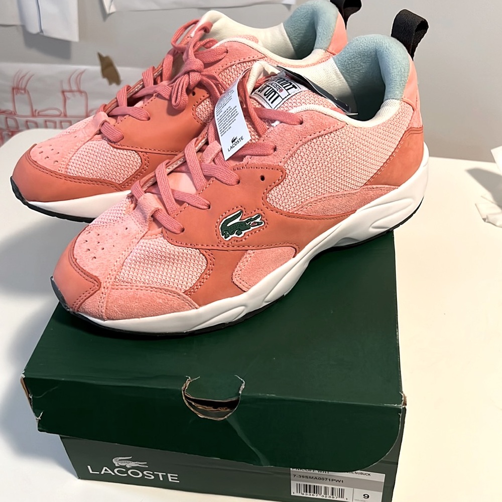 NEW Lacoste woman nubuck shoes